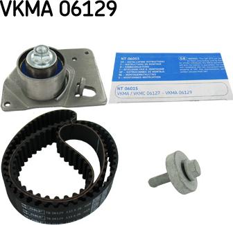 SKF VKMA 06129 - Timing Belt Set autospares.lv