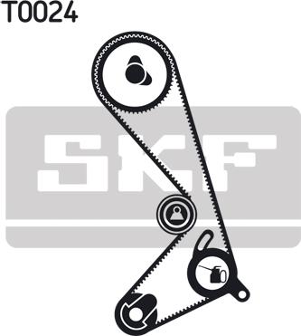 SKF VKMA 06204 - Timing Belt Set autospares.lv