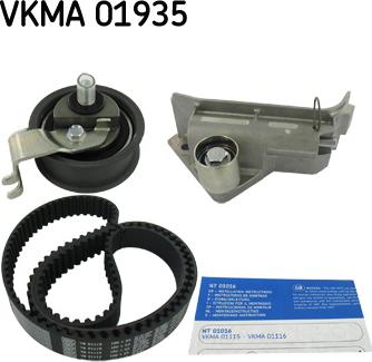 SKF VKMA 01935 - Timing Belt Set autospares.lv