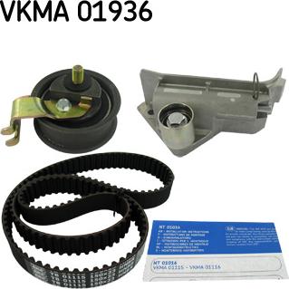 SKF VKMA 01936 - Timing Belt Set autospares.lv