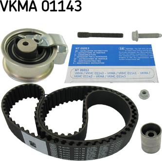 SKF VKMA 01143 - Timing Belt Set autospares.lv