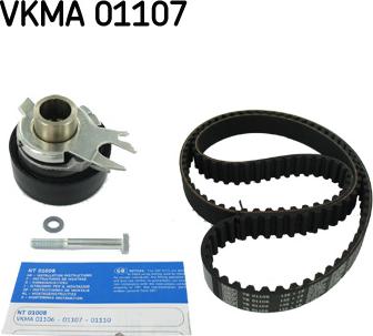 SKF VKMA 01107 - Timing Belt Set autospares.lv