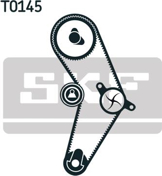 SKF VKMA 01113 - Timing Belt Set autospares.lv