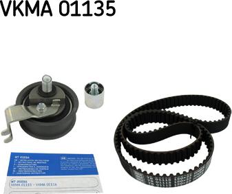 SKF VKMA 01135 - Timing Belt Set autospares.lv