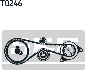 SKF VKMA 01335 - Timing Belt Set autospares.lv