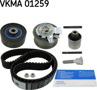 SKF VKMA 01259 - Timing Belt Set autospares.lv