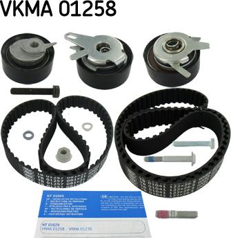 SKF VKMA 01258 - Timing Belt Set autospares.lv