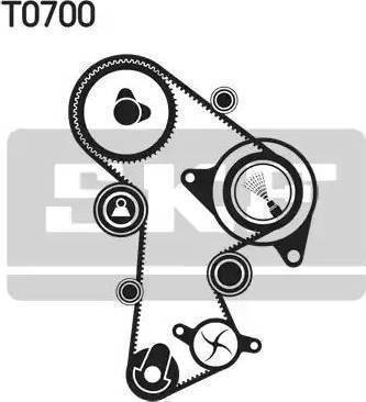 SKF VKMC 01269 - Water Pump & Timing Belt Set autospares.lv