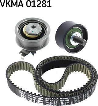 SKF VKMA 01281 - Timing Belt Set autospares.lv