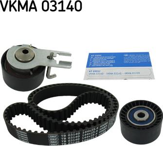 SKF VKMA 03140 - Timing Belt Set autospares.lv