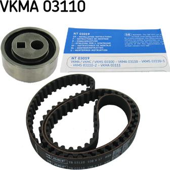 SKF VKMA 03110 - Timing Belt Set autospares.lv