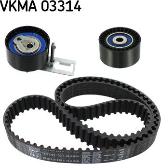 SKF VKMA 03314 - Timing Belt Set autospares.lv