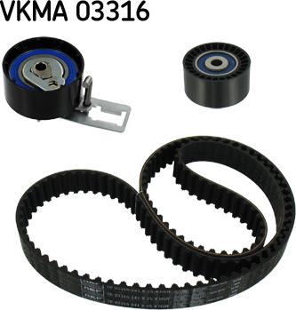 SKF VKMA 03316 - Timing Belt Set autospares.lv