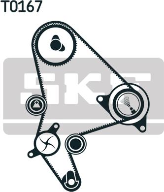 SKF VKMA 03247 - Timing Belt Set autospares.lv