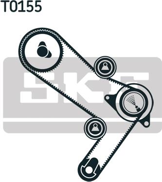 SKF VKMA 02986 - Timing Belt Set autospares.lv