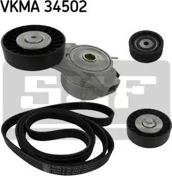 SKF VKMA 34502 - V-Ribbed Belt Set autospares.lv