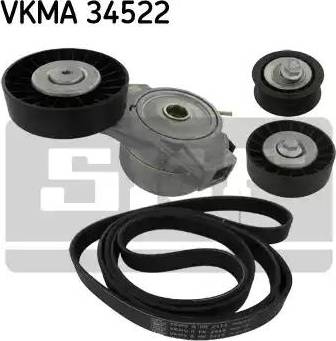SKF VKMA 34522 - V-Ribbed Belt Set autospares.lv
