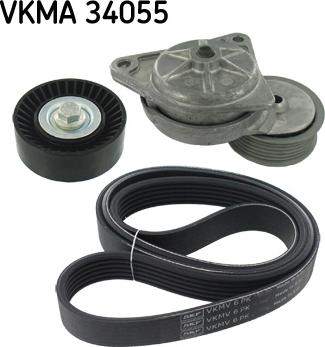 SKF VKMA 34055 - V-Ribbed Belt Set autospares.lv
