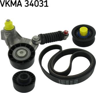 SKF VKMA 34031 - V-Ribbed Belt Set autospares.lv