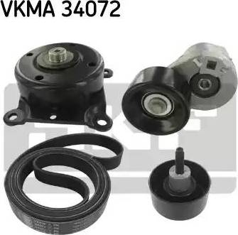 SKF VKMA 34072 - V-Ribbed Belt Set autospares.lv