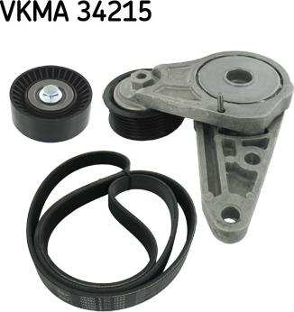 SKF VKMA 34215 - V-Ribbed Belt Set autospares.lv