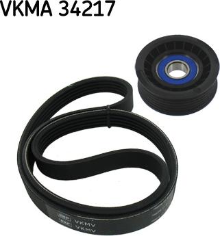 SKF VKMA 34217 - V-Ribbed Belt Set autospares.lv