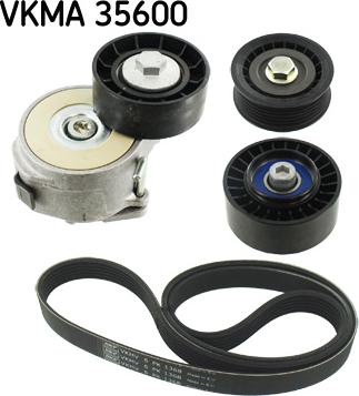 SKF VKMA 35600 - V-Ribbed Belt Set autospares.lv