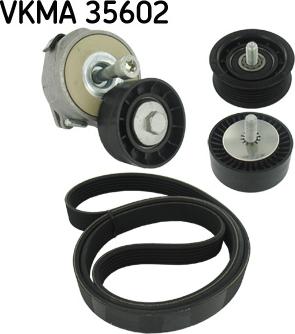 SKF VKMA 35602 - V-Ribbed Belt Set autospares.lv