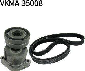 SKF VKMA 35008 - V-Ribbed Belt Set autospares.lv