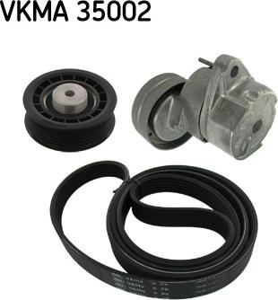 SKF VKMA 35002 - V-Ribbed Belt Set autospares.lv