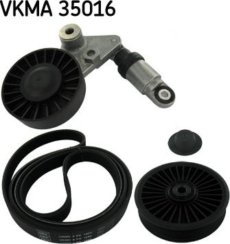 SKF VKMA 35016 - V-Ribbed Belt Set autospares.lv