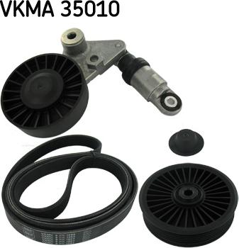 SKF VKMA 35010 - V-Ribbed Belt Set autospares.lv