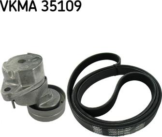 SKF VKMA 35109 - V-Ribbed Belt Set autospares.lv