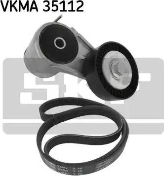 SKF VKMA 35112 - V-Ribbed Belt Set autospares.lv