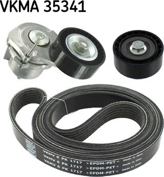 SKF VKMA 35341 - V-Ribbed Belt Set autospares.lv
