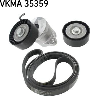 SKF VKMA 35359 - V-Ribbed Belt Set autospares.lv
