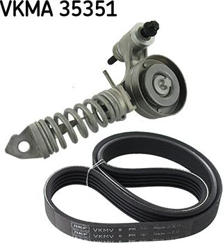 SKF VKMA 35351 - V-Ribbed Belt Set autospares.lv