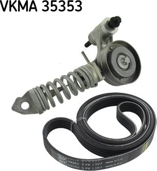 SKF VKMA 35353 - V-Ribbed Belt Set autospares.lv