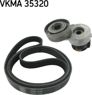 SKF VKMA 35320 - V-Ribbed Belt Set autospares.lv