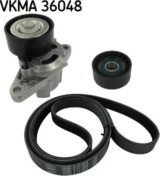 SKF VKMA 36048 - V-Ribbed Belt Set autospares.lv