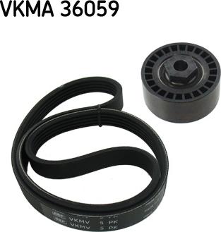 SKF VKMA 36059 - V-Ribbed Belt Set autospares.lv