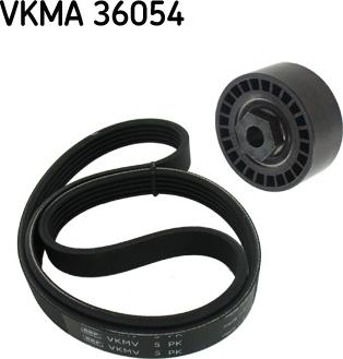 SKF VKMA 36054 - V-Ribbed Belt Set autospares.lv
