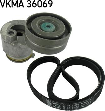 SKF VKMA 36069 - V-Ribbed Belt Set autospares.lv