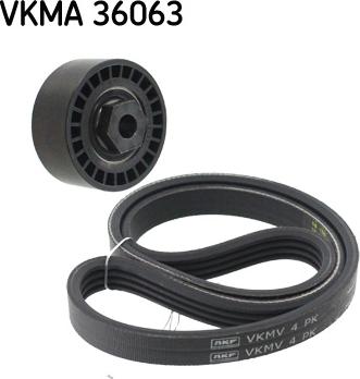 SKF VKMA 36063 - V-Ribbed Belt Set autospares.lv