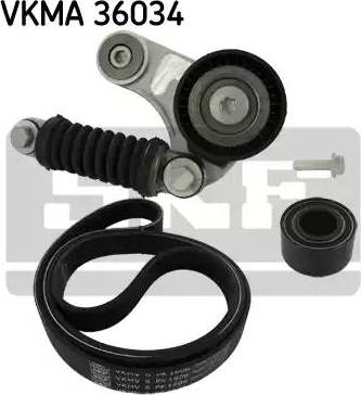 SKF VKMA 36034 - V-Ribbed Belt Set autospares.lv