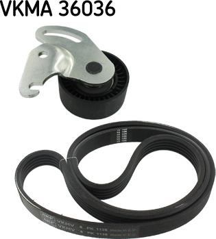 SKF VKMA 36036 - V-Ribbed Belt Set autospares.lv
