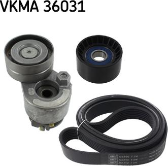 SKF VKMA 36031 - V-Ribbed Belt Set autospares.lv