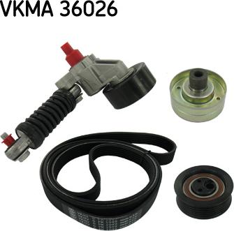 SKF VKMA 36026 - V-Ribbed Belt Set autospares.lv