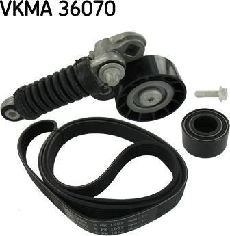 SKF VKMA 36070 - V-Ribbed Belt Set autospares.lv