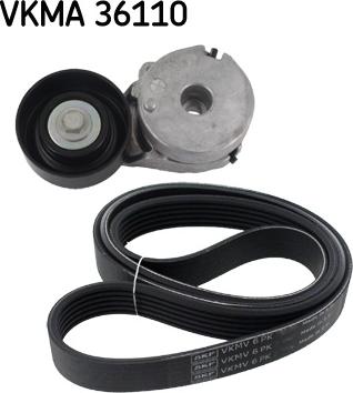 SKF VKMA 36110 - V-Ribbed Belt Set autospares.lv